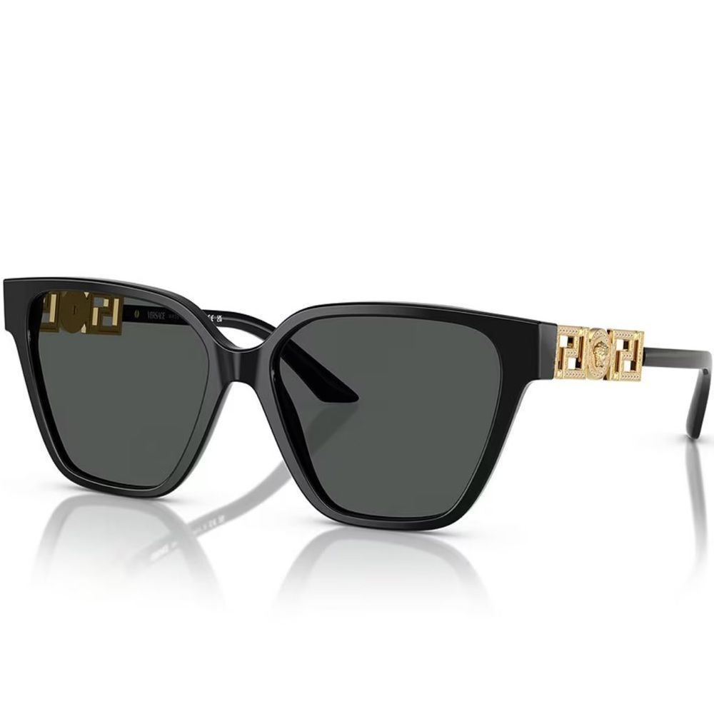 New design Versace 💯authentic square black and gold sunglasses